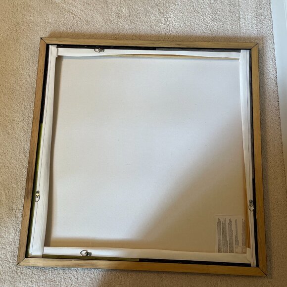 Crate & Barrel Geometric Giclee Print on Canvas Set - Picture 9 of 10